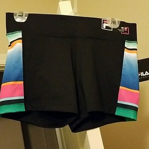 NWT Women's FILA SPORT S mid rise shorts
